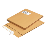 Artikelbild 1 für MAILmedia Faltentaschen DIN C4 mit Fenster braun mit 2,0 cm Falte, 100 St., Artikelnummer 535302