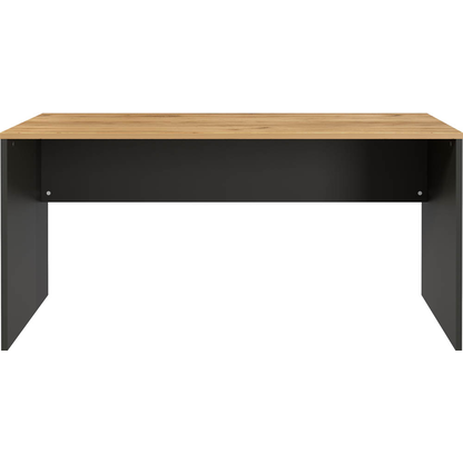 Artikelbild 7 für GERMANIA Lissabon Schreibtisch grafit, navarra-eiche rechteckig, Wangen-Gestell grau 158,0 x 79,0 cm, Artikelnummer 881567