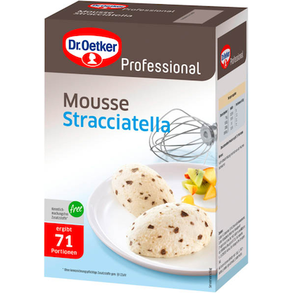 Artikelbild für Dr. Oetker Mousse Stracciatella 1,0 kg, 1 St., Artikelnummer 576909