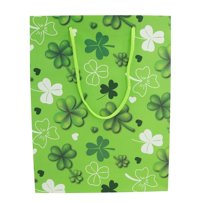 Artikelbild 3 für Idena Geschenktüte Glücksklee grün 18,0 x 23,0 cm, 1 St., Artikelnummer 677058