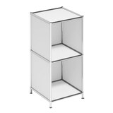 Artikelbild 1 für viasit Aktenregal System4 weiß 40,4 x 40,4 x 80,7 cm, 1 St., Artikelnummer 214254