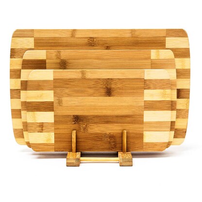 Artikelbild 2 für relaxdays Schneidebretter-Set braun 3-tlg., 3 St., Artikelnummer 360877