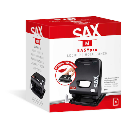 Sax Locher sax design Locher EasyPro 358 M schwarz, 1 St. | office discount