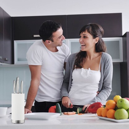 Artikelbild 6 für relaxdays Messerblock weiß, 1 St., Artikelnummer 473031