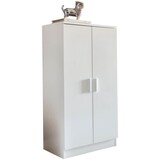 Artikelbild 1 für WOHNLING Schuhschrank, WL5.269 weiß 6 Fachböden 55,0 x 35,0 x 108,0 cm, Artikelnummer 906414