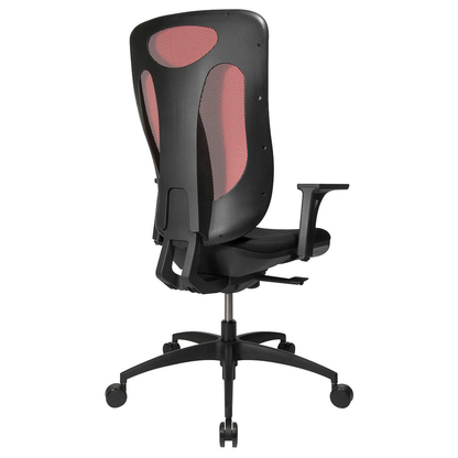 Artikelbild 5 für Topstar Bürostuhl Net Pro 100, NN100 T201 Stoff rot, Gestell schwarz, Artikelnummer 255796