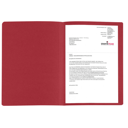 Artikelbild 3 für bene Aktendeckel DIN A4 rot, 25 St., Artikelnummer 600601