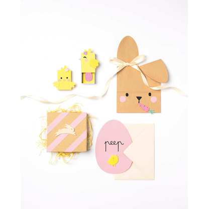 Artikelbild 5 für folia Moosgummi Glitter-Sticker EASTER gelb, lachs, rosa, lila, mint 52 St., Artikelnummer 775969