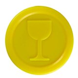 Artikelbild 1 für WOLF & APPENZELLER Wertchips Getränke gelb, 100 St., Artikelnummer 291043