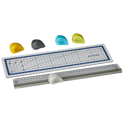 Artikelbild für artoz Schneidelineal 7-teilig 32,0 cm, glasklar, Artikelnummer 959577
