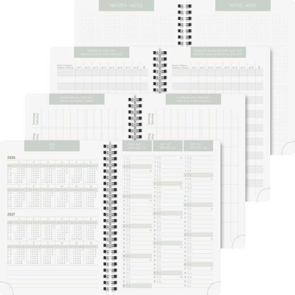 Artikelbild 3 für BRUNNEN Schülerkalender Bloom 2026/2027 beige, weiß, orange, 1 St., Artikelnummer 804876