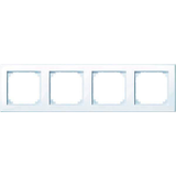 Artikelbild 1 für MERTEN 4-fach Steckdosenrahmen weiß 29,4 x 8,1 cm, 1 St., Artikelnummer 176379