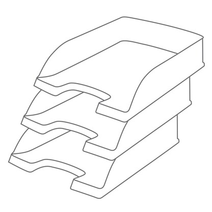 Artikelbild 5 für LEITZ Briefablage Recycle 5227 schwarz DIN A4, 1 St., Artikelnummer 433213