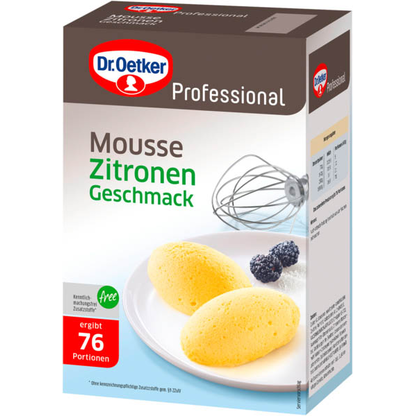 Artikelbild für Dr. Oetker Mousse Zitrone 1,0 kg, 1 St., Artikelnummer 576866