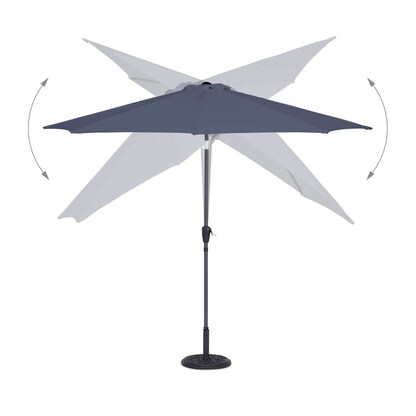 Artikelbild 5 für relaxdays Sonnenschirm rund, anthrazit neigbar Ø 300,0 cm, 1 St., Artikelnummer 768982