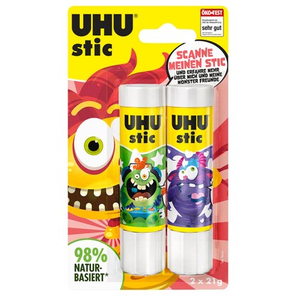 Artikelbild 5 für UHU MONSTER Klebestifte 21,0 g, 2 St., Artikelnummer 312669