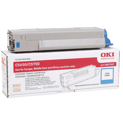 Artikelbild für OKI 43872307 cyan Toner, Artikelnummer 101006