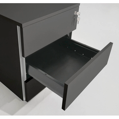 Artikelbild 9 für Kerkmann Prime Rollcontainer anthrazit 3 Auszüge 42,0 x 80,0 x 54,0 cm, Artikelnummer 120989