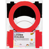 Artikelbild 1 für folia Bastelset Laternenrohling rund sortiert gelb/rot/grün/blau/schwarz, Artikelnummer 130908