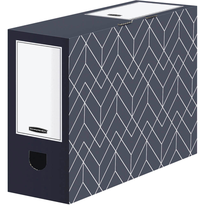 Artikelbild für Bankers Box Archivboxen Bankers Box Décor Serie mitternachtsblau/weiß 10,0 x 34,5 x 25,3 cm, 5 St., Artikelnummer 366577