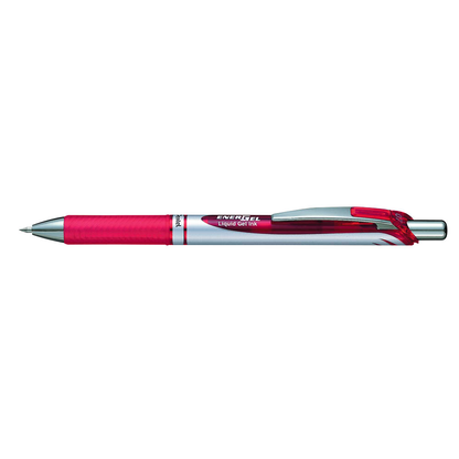 Artikelbild für Pentel EnerGel BL77 Gelschreiber rot/silber 0,35 mm, Schreibfarbe: rot, 1 St., Artikelnummer 897637