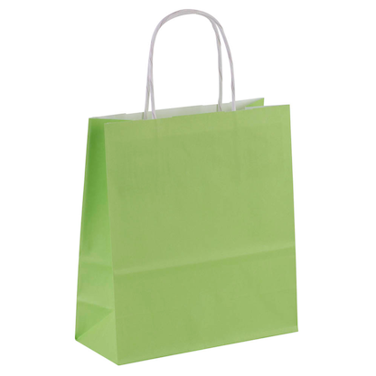 Artikelbild für VP Papier-Tragetaschen Toptwist hellgrün 19,0 x 21,0 cm, 50 St., Artikelnummer 910277