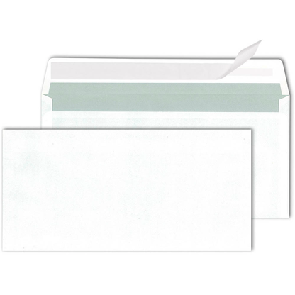 Artikelbild für MAILmedia Briefumschläge DIN lang ohne Fenster weiß haftklebend 500 St., Artikelnummer 349258