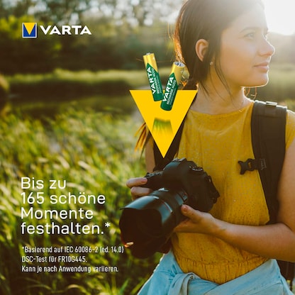 Artikelbild 7 für VARTA Akkus RECHARGE ACCU Power Ni-MH Micro AAA 800 mAh, 4 St., Artikelnummer 883249