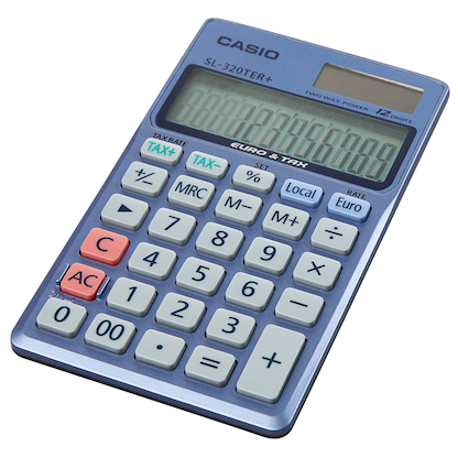 Artikelbild 3 für CASIO SL-320TER+ Taschenrechner stahlblau, Artikelnummer 217859