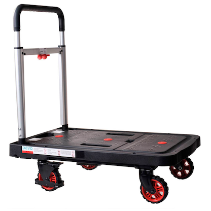 Artikelbild 2 für pavo Transportwagen schwarz 67,5 x 92,5 x 40,5 cm bis 137,0 kg, Artikelnummer 557987