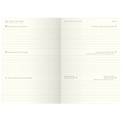 Artikelbild 3 für SIGEL Taschenkalender Conceptum 2026 mintgrün, 1 St., Artikelnummer 568609