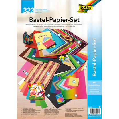 Artikelbild für folia Bastelset Kreativ-Set 323-tlg. mehrfarbig, Artikelnummer 822294