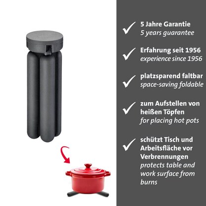 Artikelbild 6 für WESTMARK Untersetzer schwarz, 1 St., Artikelnummer 996948