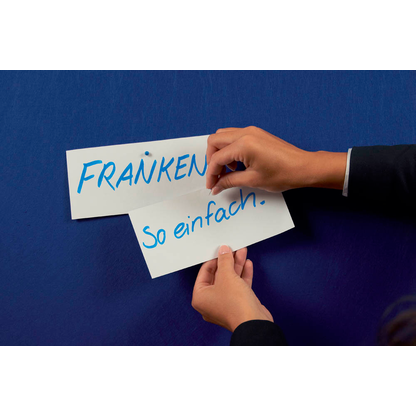 Artikelbild 5 für FRANKEN Moderationswand PRO 120,0 x 150,0 cm blau, Artikelnummer 670806