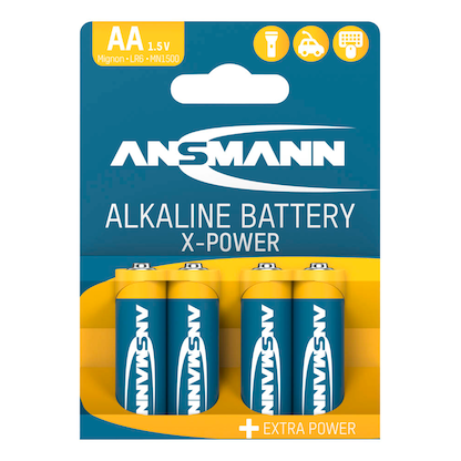 Artikelbild 2 für ANSMANN Batterien X-POWER Alkali-Mangan Mignon AA 1,5 V, 4 St., Artikelnummer 584870