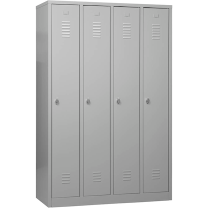 Artikelbild für Gürkan Spind lichtgrau 105035, 4 Schließfächer 117,0 x 50,0 x 180,0 cm, Artikelnummer 560021