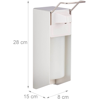 Artikelbild 2 für relaxdays Desinfektionsspender 10024242_0 silber Kunststoff 0,5 l, 1 St., Artikelnummer 300051