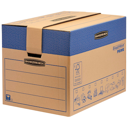 Artikelbild 3 für Bankers Box Umzugskartons SmoothMove FastFold 63,2 x 48,0 x 46,3 cm, 5 St., Artikelnummer 539068
