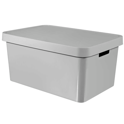 Artikelbild 2 für curver INFINITY Aufbewahrungsboxen-Set grau, 3 St., Artikelnummer 744486