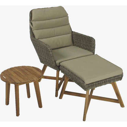 Artikelbild für Garden Pleasure Loungesessel CALVIA braun Kunststoff, Metall, 6-teilig, Artikelnummer 379691