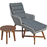 Artikelbild 1 für Garden Pleasure Loungesessel CALVIA grau, braun Kunststoff, Metall, 6-teilig, Artikelnummer 379903