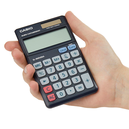 Artikelbild 2 für CASIO SL-300VERA Taschenrechner dunkelblau, Artikelnummer 681831