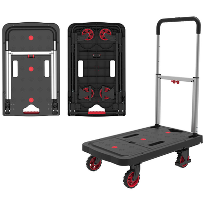 Artikelbild 5 für pavo Transportwagen schwarz 67,5 x 92,5 x 40,5 cm bis 137,0 kg, Artikelnummer 557987