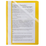 Artikelbild 1 für Schnellhefter Kunststoff gelb DIN A5, 1 St., Artikelnummer 253027