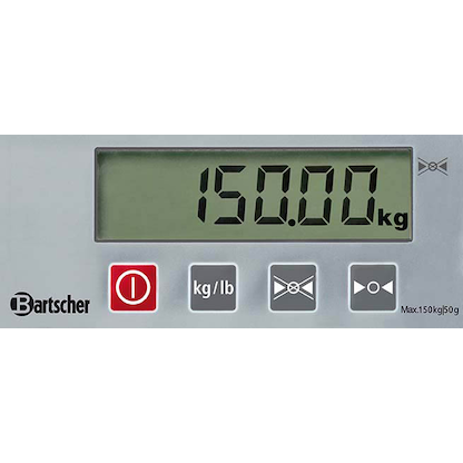 Artikelbild 2 für Bartscher Paketwaage grau für max. 150,0 kg, Artikelnummer 426037
