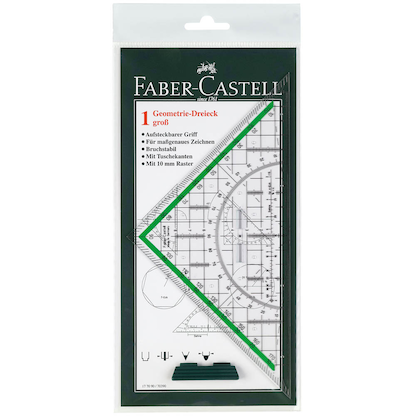 Artikelbild 2 für FABER-CASTELL Geometrie-Dreieck 20,0 cm, Artikelnummer 249235