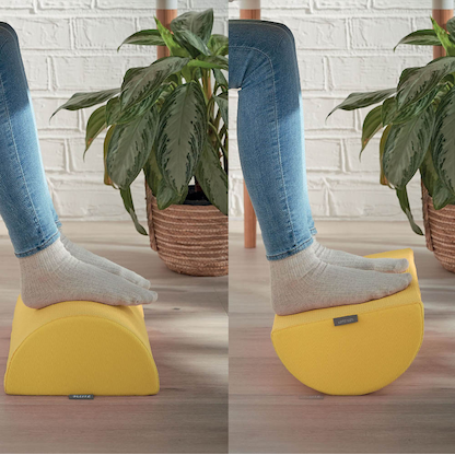 Artikelbild für LEITZ Fußstütze Ergo Cosy gelb Stoff, Artikelnummer 793994