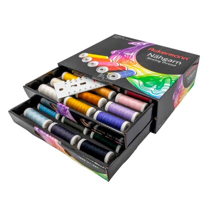 Artikelbild für Ackermann Nähgarn-Set matt 36 verschiedene Farben, Artikelnummer 107506