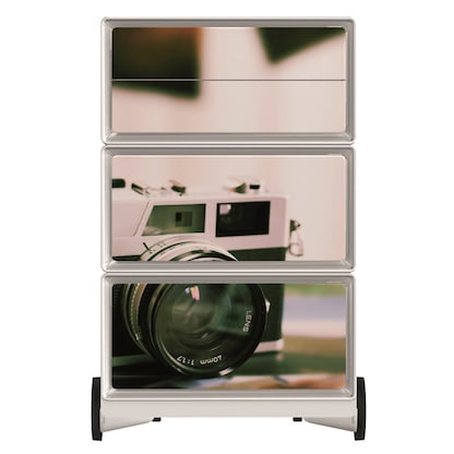 Artikelbild 3 für PAPERFLOW easyBox Vintage Rollcontainer weiß, bunt 61351 4 Auszüge 39,0 x 43,6 x 64,2 cm, Artikelnummer 215182