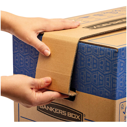 Artikelbild 5 für Bankers Box Umzugskartons SmoothMove FastFold 42,9 x 32,7 x 31,0 cm, 5 St., Artikelnummer 539033